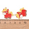 Alloy Enamel Pendants AL-CBA5FAE-02G-H-2