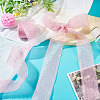 2Rolls Polyester Hot-fix Rhinestone Raw Edges Ribbon OCOR-TA0003-95D-7