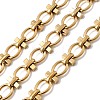 304 Stainless Steel Oval Link Chains CHS-Z007-06G-1