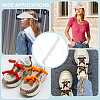Polyester with Latex Silk Replacement Visor Curl  Cord DIY-WH0888-579H-5