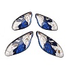 4Pcs Transparent Epoxy Resin Butterfly Wings Pendants RESI-C057-03A-1