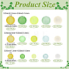 400Pcs 15 Colors Baking Paint Transparent Glass Beads GLAA-PA0001-82A-2
