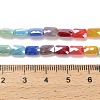 Electroplate Glass Beads Strands EGLA-P068-01A-06-4