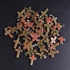 Natural Unakite Pendants G-PW0006-02P-14-1