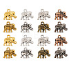 Craftdady 160Pcs 8 Colors Tibetan Style Alloy Charms FIND-CD0001-07-10