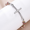 201 Stainless Steel Link Chain Bracelets BJEW-A032-01GP-03-4