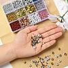 Metallic Colour Letter Beads Kit for DIY Jewelry Making Findings Kit DIY-YW0004-85-7