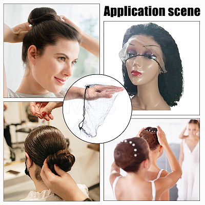 Nylon Stocking Wig Caps DIY-WH0750-333A-1