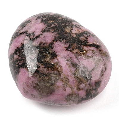 Natural Rhodonite Thumb Massage Stone G-I367-06D-1