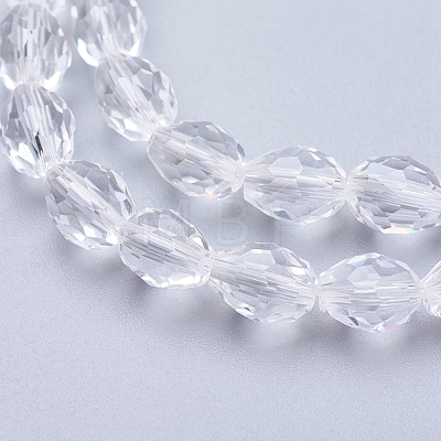 Glass Beads Strands GC890Y-3-1