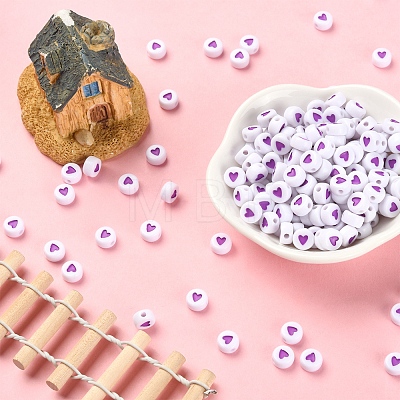 Opaque Acrylic Beads LS-X1-MACR-N008-57D-1