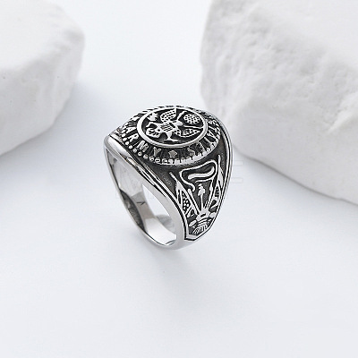 304 Stainless Steel US Military Army Finger Rings for Men YQ5798-6-1