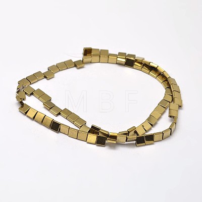 Electroplate Non-magnetic Synthetic Hematite Beads Strands G-I175-16-1