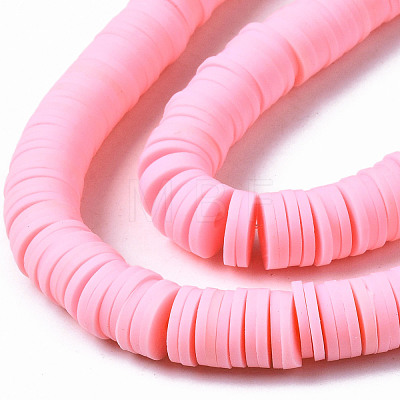 Handmade Polymer Clay Beads Strands CLAY-R089-8mm-118-1