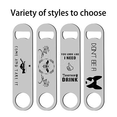 430 Stainless Steel Bottle Openers AJEW-WH0259-005-1