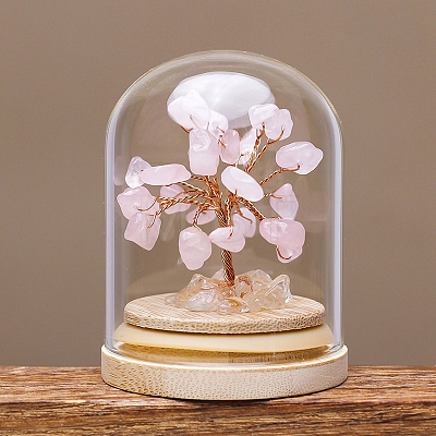 Natural Rose Quartz Sculpture Display Decorations PW-WGCF120-01-1