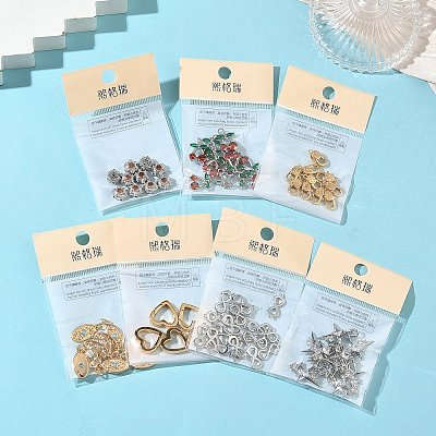 SHEGRACE Valentine's Day Brass Clear Cubic Zirconia Charms XGRQ4G360-688G-1