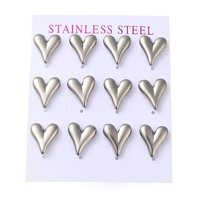 Non-Tarnish 304 Stainless Steel Stud Earring EJEW-C099-04P-1