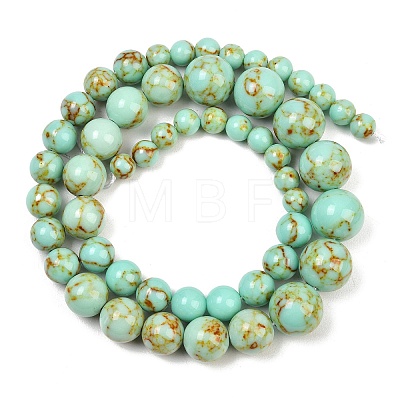 Synthetic Turquoise Graduated Beads Strands GG-CBA2AE1-A04-A-1