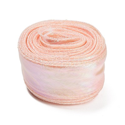 10 Yards Polyester Iridescent Organza Ribbon OCOR-XCP0003-09-1