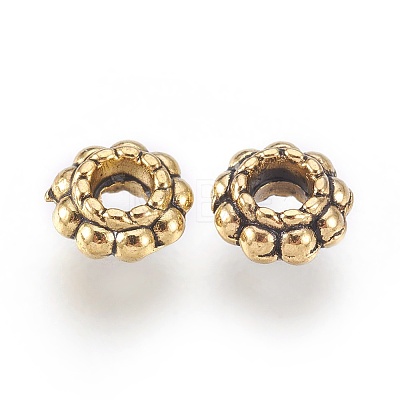 Tibetan Style Alloy Spacer Beads LS-K0870031-1