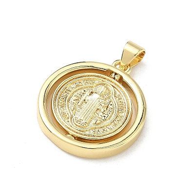 Brass Pendants KK-P350-07A-G-1