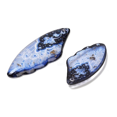 4Pcs 4 Styles Transparent Epoxy Resin Pendants RESI-B032-01C-1