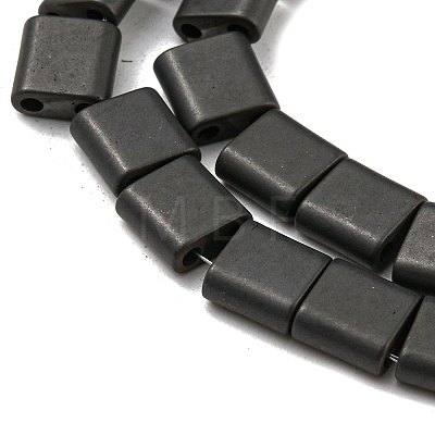 Electroplated Non-magnetic Synthetic Hematite Beads Strands G-C106-A01-11-1