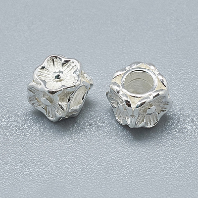925 Sterling Silver Beads X-STER-T002-79S-1