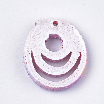 Resin Pendants RESI-S364-38F-1