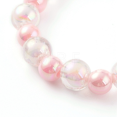 Acrylic Beaded Bracelet & Necklace Set for Kids SJEW-JS01207-05-1
