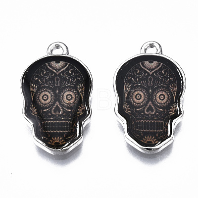 Alloy Enamel Pendants ENAM-Q443-016C-RS-1