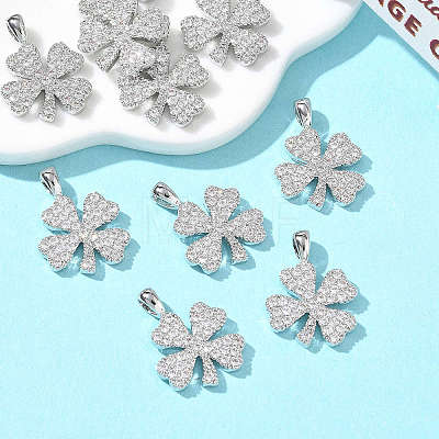 SHEGRACE Brass Clear Cubic Zirconia Pendants XGRQ3K944-564P-1