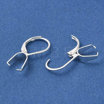 Ion Plating(IP)  304 Stainless Steel Leverback Earring Findings STAS-U025-01S-02-1