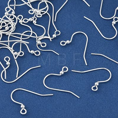Brass Earring Hooks KK-H258-06F-S-1