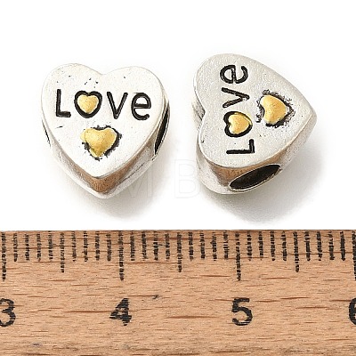 Rack Plating Alloy Enamel European Beads FIND-H005-21P-1