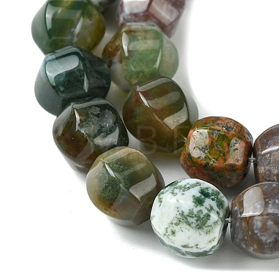 Natural Indian Agate Beads Strands G-H023-A06-01-1