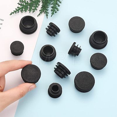 64Pcs 4 Style Plastic Furniture End Caps FIND-CA0005-46-1