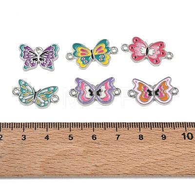 Alloy Enamel Connector Charms AL-CBA0DA2-03P-1