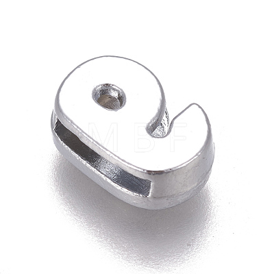 Alloy Rhinestone Slide Charms PALLOY-WH0065-28I-1