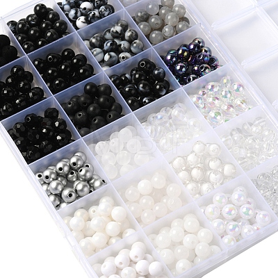 DIY Beaded Stretch Bracelet Making Kit DIY-YW0006-23-1