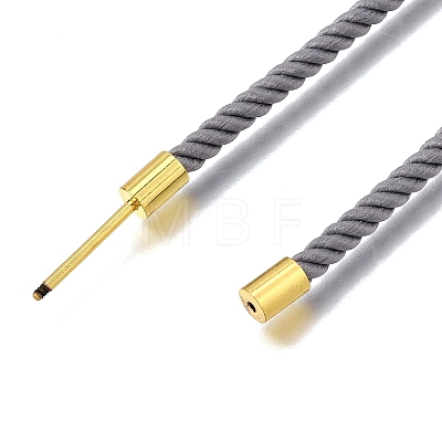 3MM Round Nylon Milan Cord Necklaces Making NJEW-H091-01G-26-1