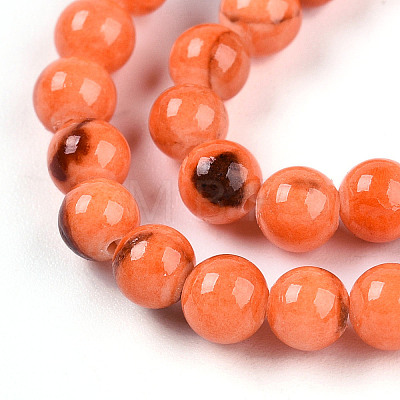 Natural Persian Jade Beads Strands G-A255-A02-04J-1