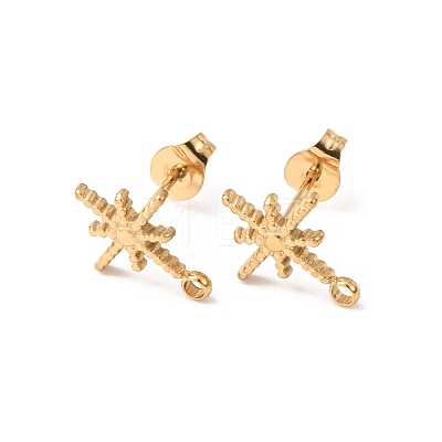 304 Stainless Steel Stud Earrings LS-STAS-K291-13C-G-1