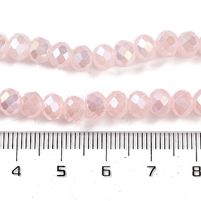 Baking Electroplate Glass Beads Strands LS-DGLA-A039-J10mm-B14-1