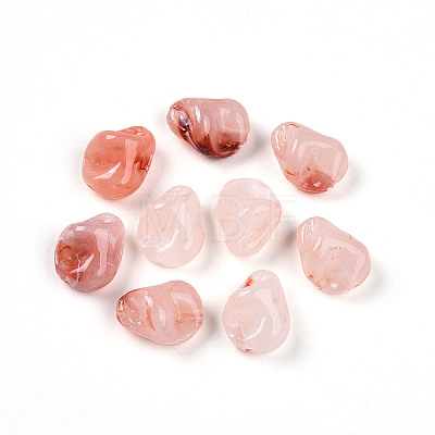 Transparent Acrylic Beads TACR-T028-44A-1