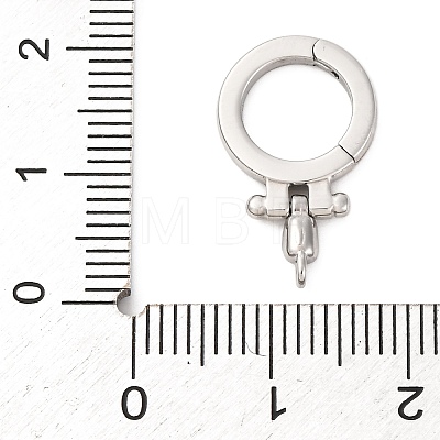 304 Stainless Steel Twister Clasps STAS-S187-01P-1
