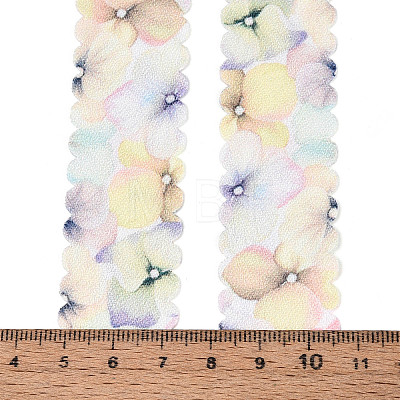 Single Face Printed Polyester Satin Ribbon SRIB-T009-02B-03-1