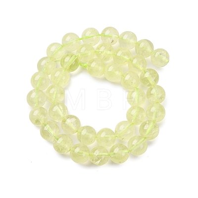 Natural Lemon Quartz(Heated) Beads Strands G-G286-A04-10mm-1