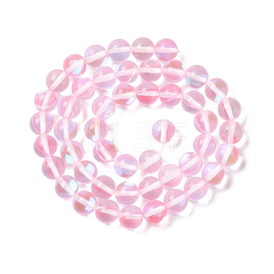 Synthetic Moonstone Beads Strands G-E573-02B-15-1